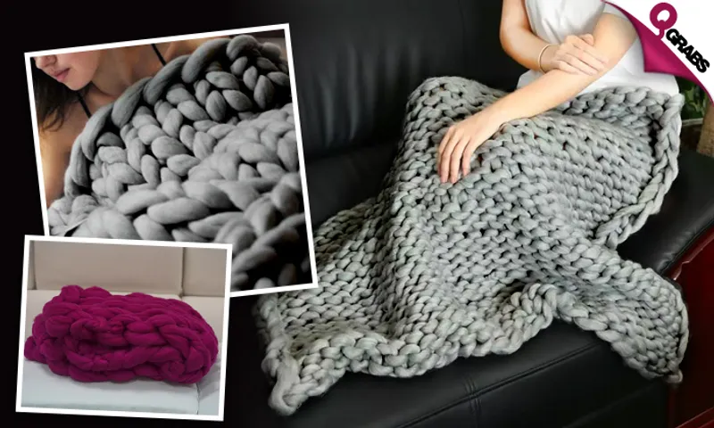 Knitted Kids Blanket!